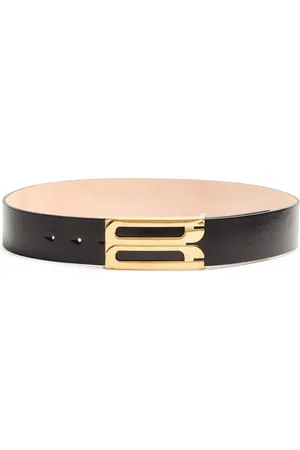 Victoria Beckham Jumbo Frame Leather Belt - - L