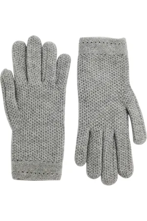 INVERNI Waffle-knit Cashmere Gloves - - One Size