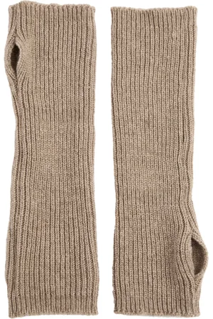 INVERNI Fingerless Cashmere Mittens - - One Size