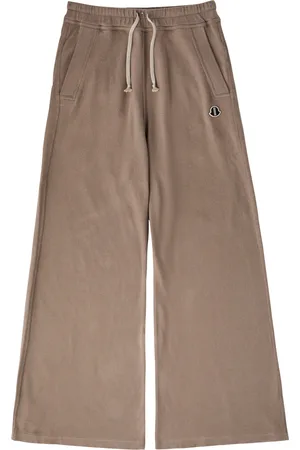 Rick Owens X Moncler Belas Wide-leg Cotton Sweatpants - - L