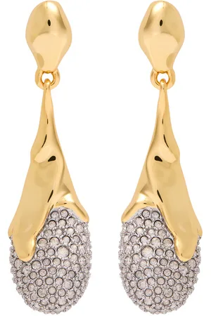 Alexis Bittar Solanales Crystal-embellished 14kt -plated Earrings - One Size