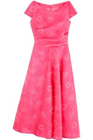 TALBOT RUNHOF Floral-jacquard Midi Dress - - 38 (UK12 / M)