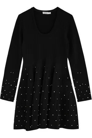 Simkhai Embellished Stretch-knit Mini Dress - - L (UK14 / L)