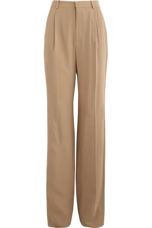 Saint Laurent Straight-leg Silk Trousers - - 38 (UK10 / S)