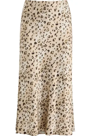 Rails Anya -print Satin Midi Skirt - L (UK14 / L)