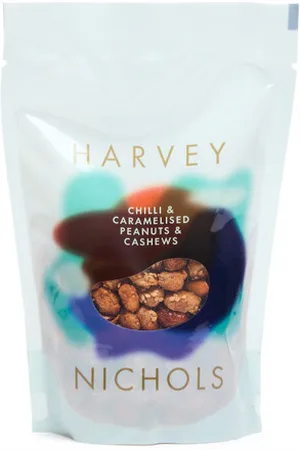 HARVEY NICHOLS Chilli & Caramelised Peanuts & Cashews Pouch 200g