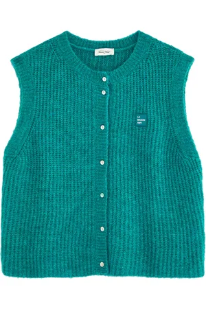 American Vintage Ribbed Knitted Vest - - M (UK12 / M)