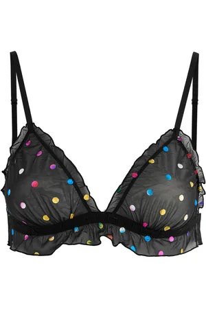 LOVE Stories Reggipetto Polka dot Mesh bra - - 70A/B (32AB)
