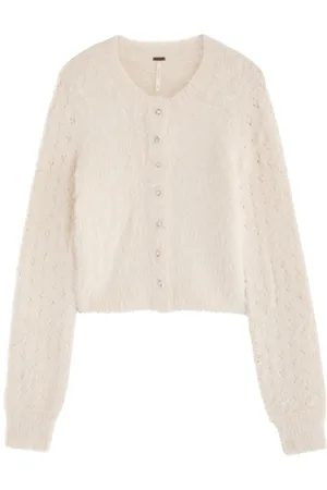 Free People Celeste Brushed-knit Cardigan - - M (UK 12-14 / M)