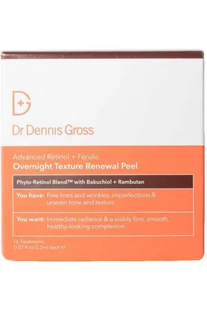 Dr. Dennis Gross Skincare Advanced Retinol + Ferulic Overnight Texture Renewal Peel