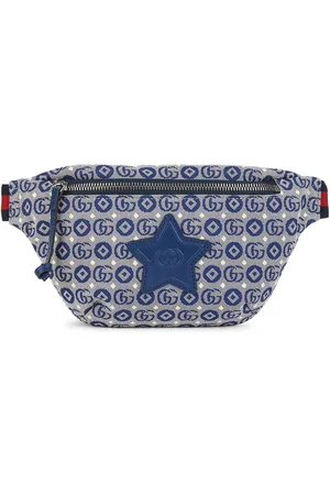 Gucci Kids GG Geometric-jacquard Canvas Belt bag