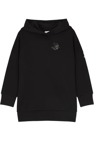 Moncler Kids Hooded Cotton Sweatshirt Dress (4-6 Years) - 5yrs
