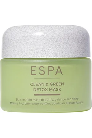 ESPA Active Nutrients Clean & Green Detox Mask 55ml, Mask, Plant-based