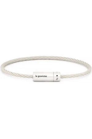 Le Gramme 9g Brushed Sterling Cable Bracelet