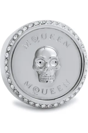 Alexander McQueen Sovereign Skull Crystal-embellished Ring - - 21 (L)