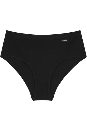 Chantelle Comfort Ribbed Stretch-cotton Briefs - - M