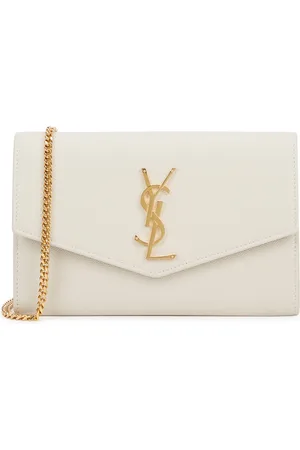 Saint Laurent Leather Wallet-on-chain, Wallet Bag, , Leather - One Size