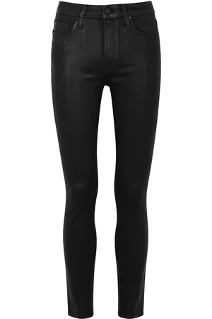 Paige Hoxton Ankle Coated Skinny Jeans - W23