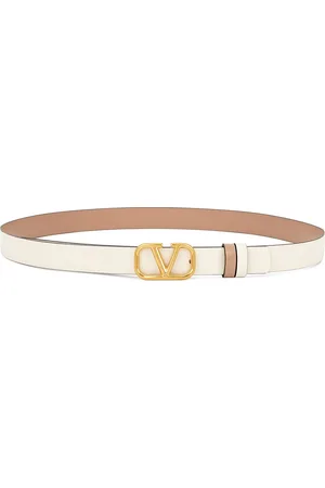 VALENTINO GARAVANI Vlogo Reversible Leather Belt