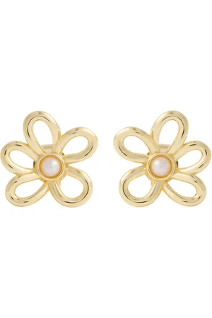 Daisy London Daisy Bow 18kt -plated Stud Earrings - One Size