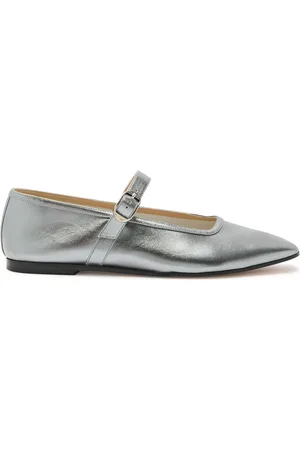 Le Monde Beryl Mary Jane Metallic Leather Ballet Flats - - 36 (IT36 / UK3)