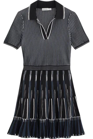 Simkhai Weslee Striped-intarsia Knitted Mini Dress - - M (UK12 / M)