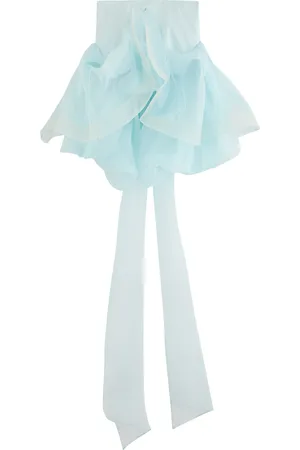 ZIMMERMANN Crush Strapless Ruffled Silk-organza top - - 1 (UK 10 / S)