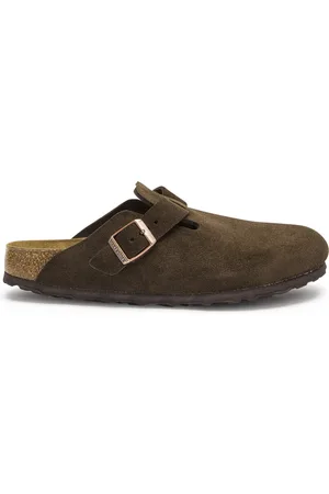 Birkenstock Boston Suede Sliders - - 36 (IT36/ UK3)