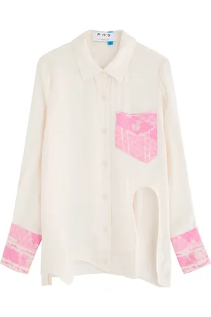PH5 Severus Scalloped Satin Shirt - - M (UK12 / M)