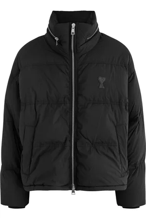 Ami Quilted Hooded Shell Jacket - - M
