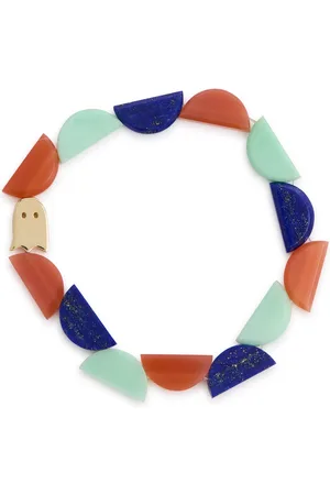 Aliita Fantasma Empanada Gemstone and 9kt Gold Bracelet - - One Size