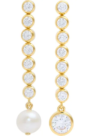 COMPLETEDWORKS Ascent Asymmetric 18kt -plated Earrings - One Size
