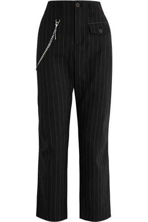 High Hyper Striped Tapered-leg Crepe Trousers - - 46 (UK14 / L)