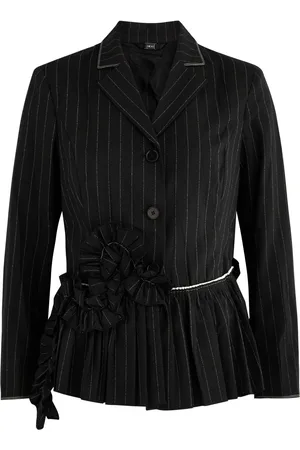 High Ceremony Striped Crepe Blazer - - 42 (UK10 / S)