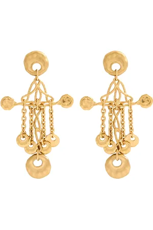 Chloé The Eclectic Hammered Drop Earrings - - One Size