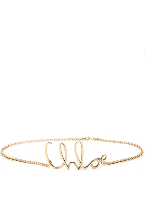 Chloé Iconic Logo Chain Belt - - One Size