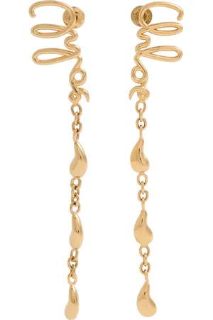 Chloé Iconic Logo Drop Earrings - - One Size