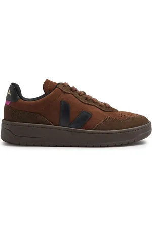 Veja V-90 Panelled Suede Sneakers - - 41 (IT41 / UK8)