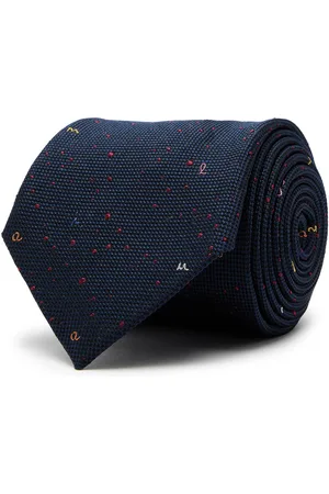 Paul Smith Dotty Letters Silk tie - - One Size