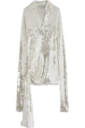 COPERNI Sequin-embellished Mesh Mini Dress - - 38 (UK10 / S)