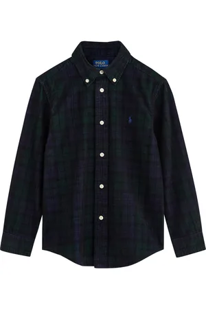 Ralph Lauren Kids Checked Corduroy Shirt