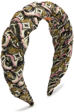 La DoubleJ Rapunzel Metallic Silk-blend Headband - - One Size