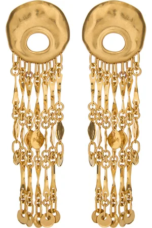 Chloé The Eclectic Hammered Clip-on Drop Earrings - - One Size