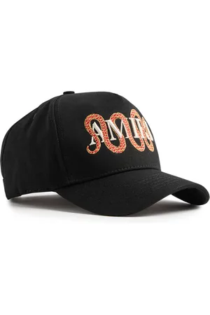 AMIRI Snake and Logo-embroidered Canvas cap - - One Size
