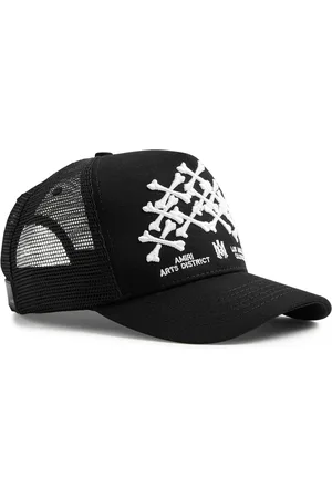 AMIRI Bones Embroidered Trucker hat - - One Size
