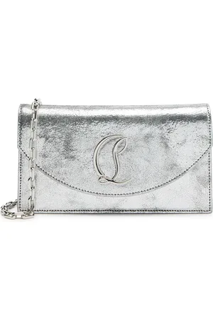Christian Louboutin Loubi54 Metallic-leather Clutch - - One Size