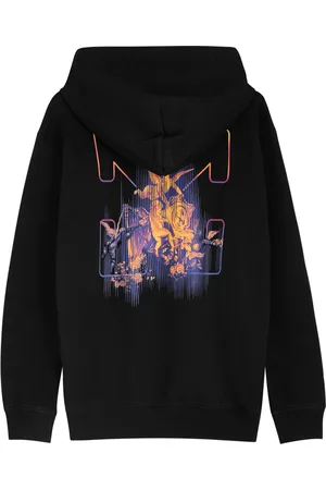 OFF-WHITE Kids Putti Printed Hooded Cotton Sweatshirt (6-12 Years) - - 06YR (6 Years)