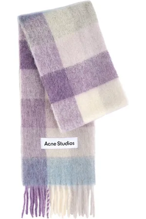 Acne Studios Valley Checked Alpaca-blend Scarf - - One Size