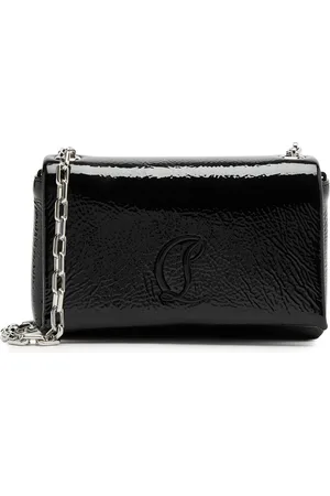 Christian Louboutin Loubi54 Crinkled Patent Leather Crossbody bag - - One Size