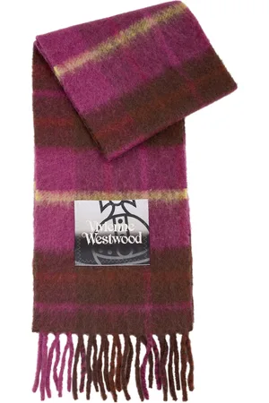 Vivienne Westwood Checked Alpaca-blend Scarf - - One Size